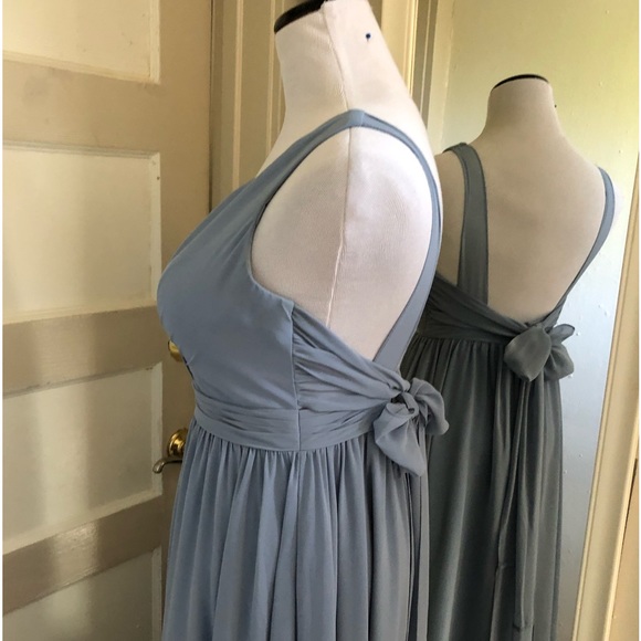 Azazie Beautiful soft blue formal dress - Picture 10 of 10